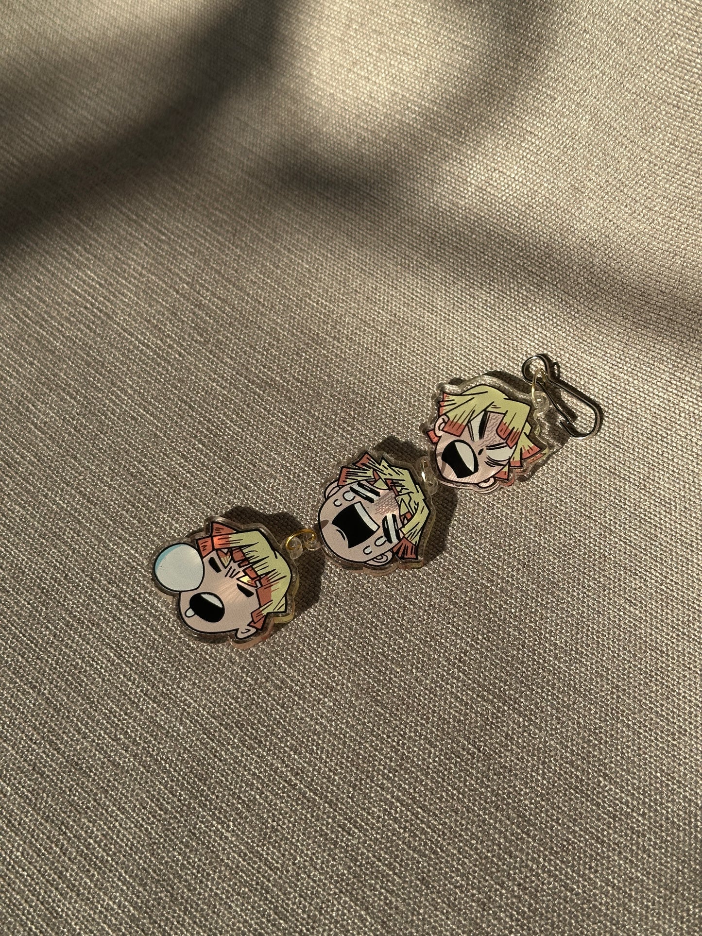 Zenitsu connecting acrylic keychain