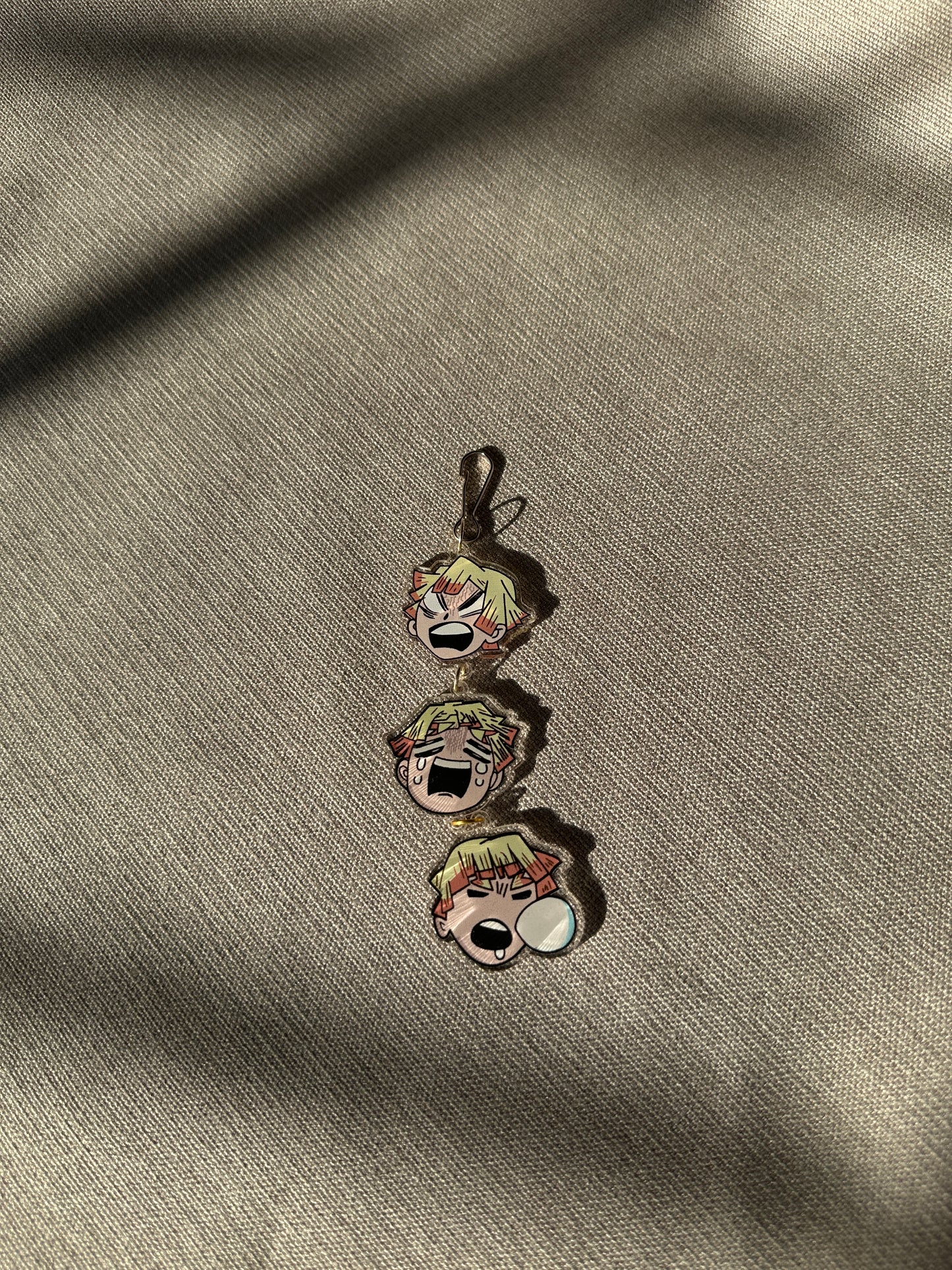 Zenitsu connecting acrylic keychain