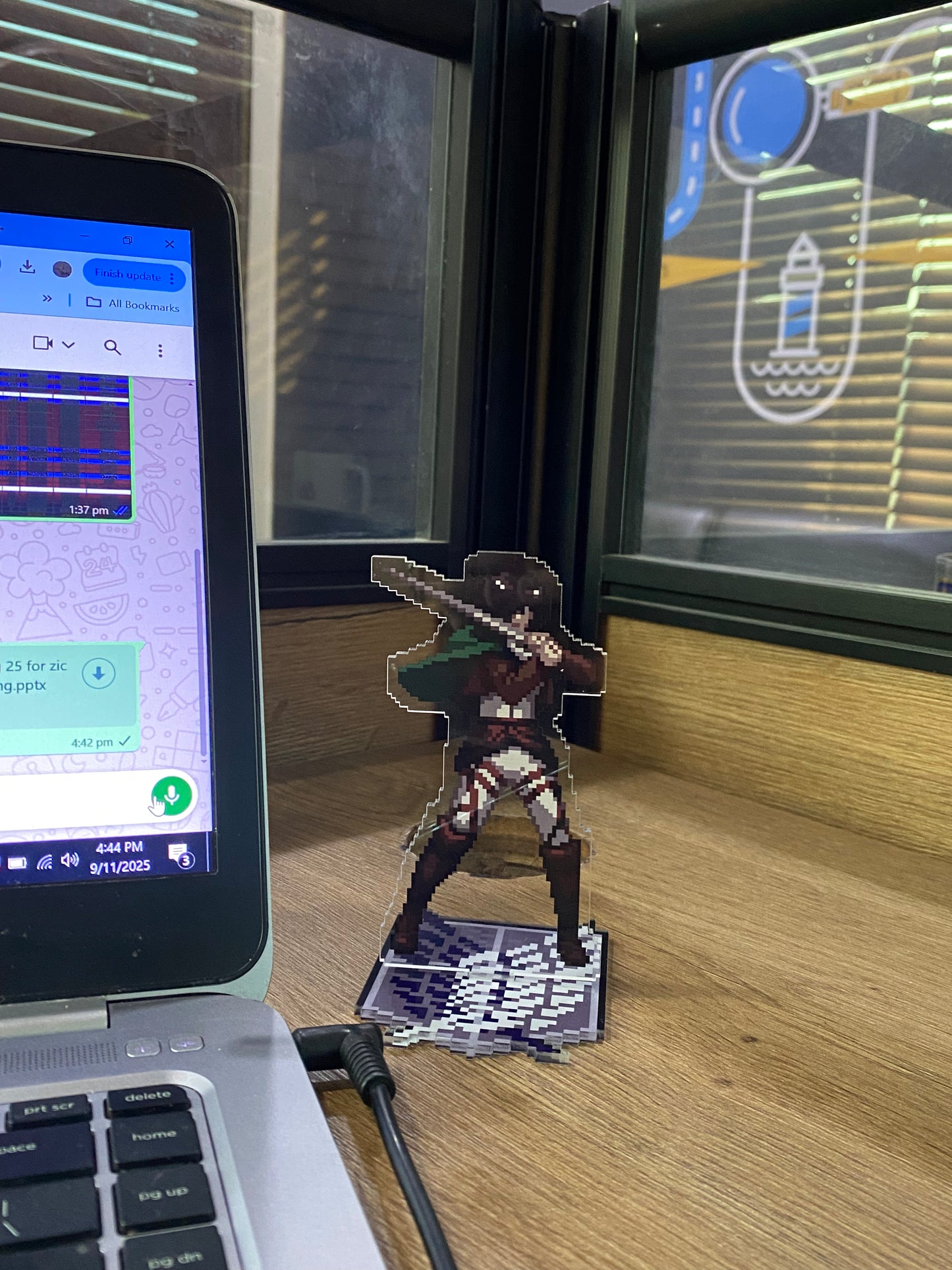 Mikasa pixel acrylic standee