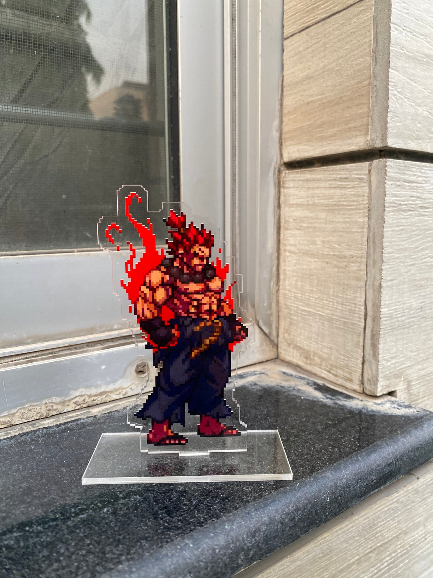 Akuma pixel acrylic standee