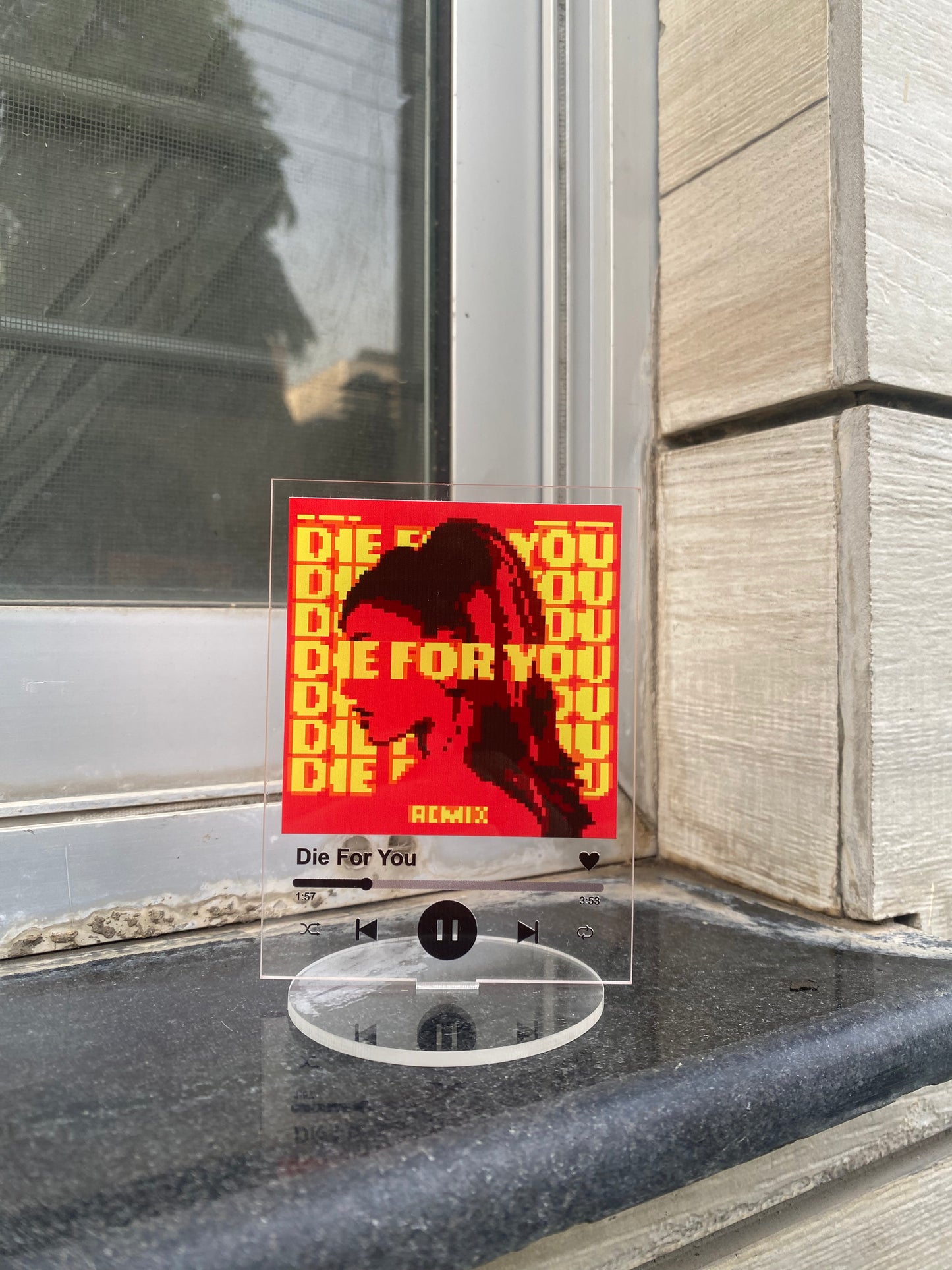 Die for you spotify acrylic standee