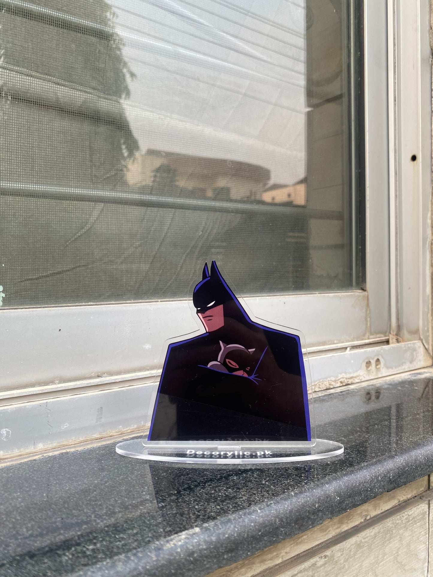 Batman and catwomen standee