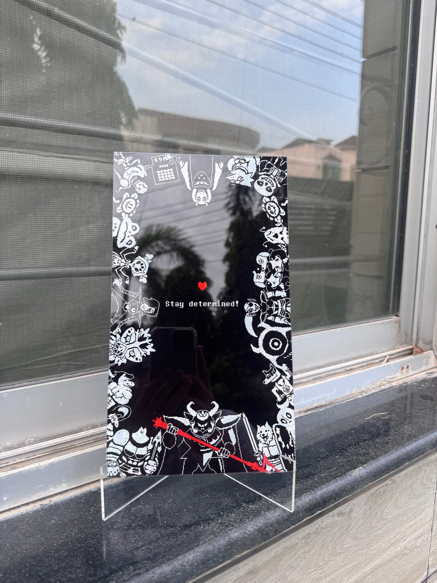 Undertale acrylic plate with standee