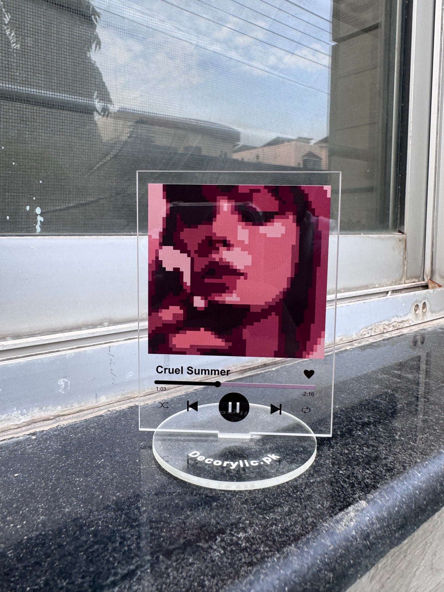 Cruel summer pixel standee