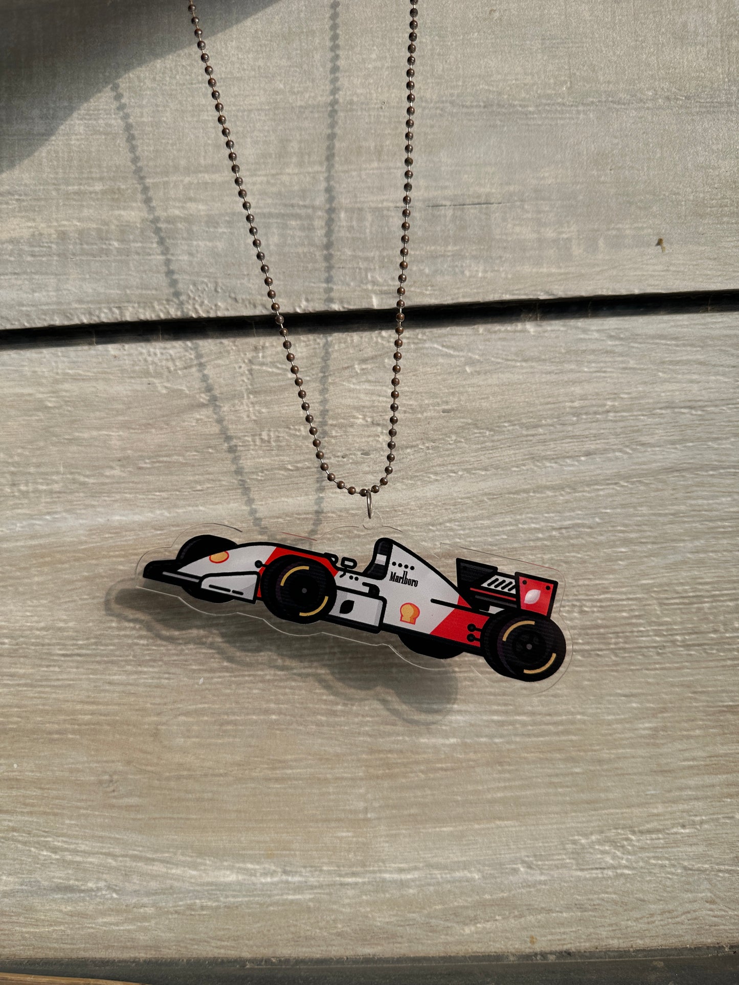 Acrylic F1 car hanging