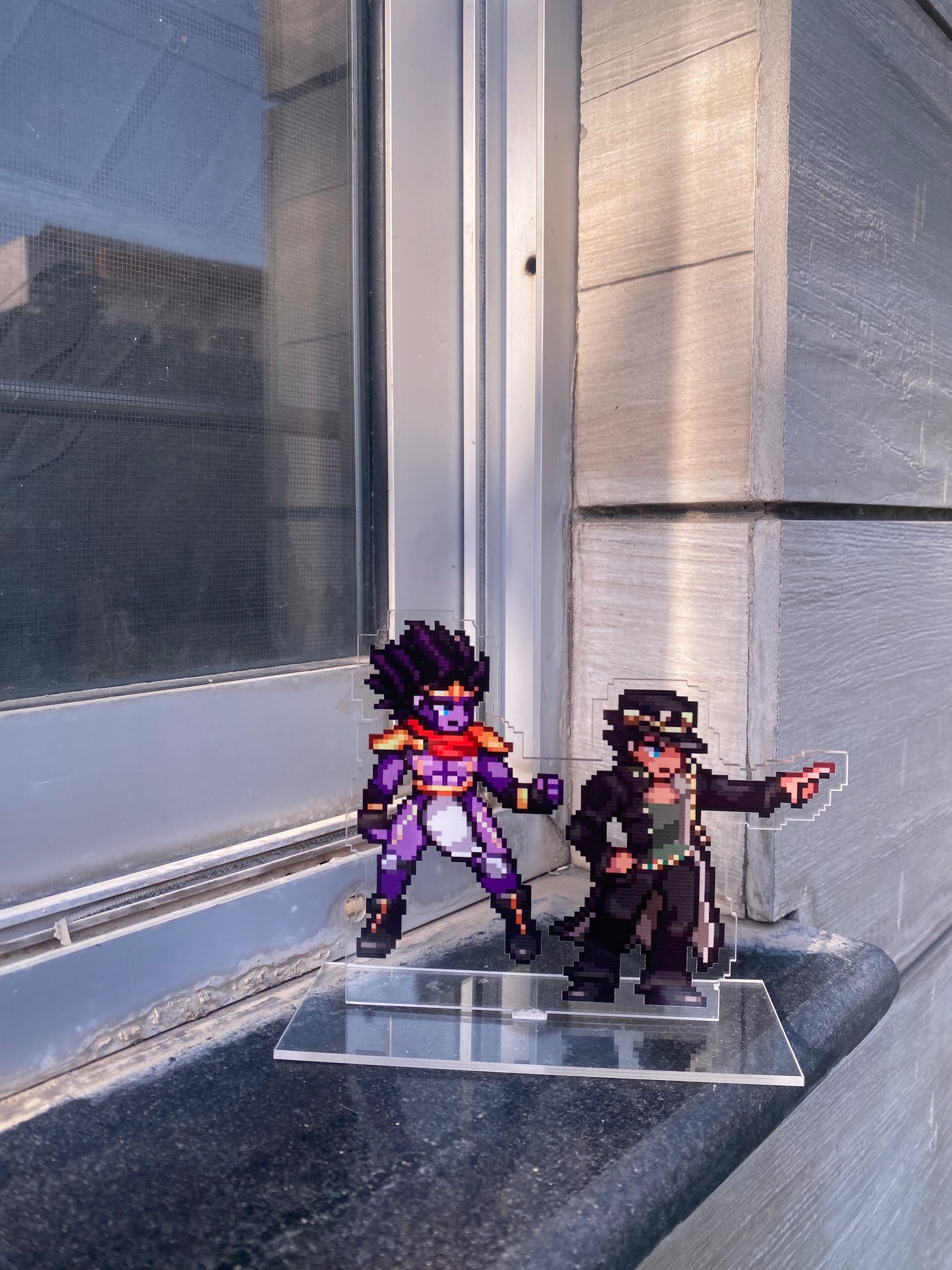 Jotaro pixel acrylic standee