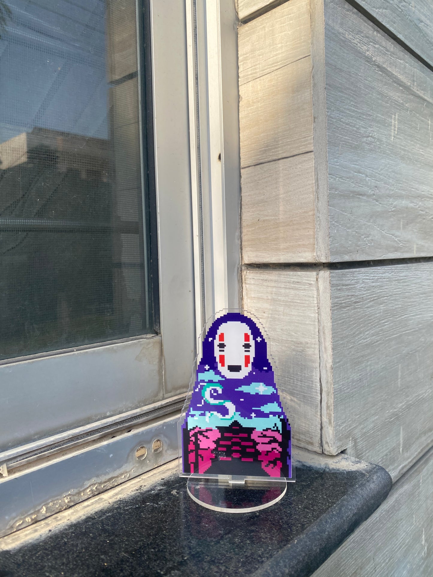 No face acrylic standee