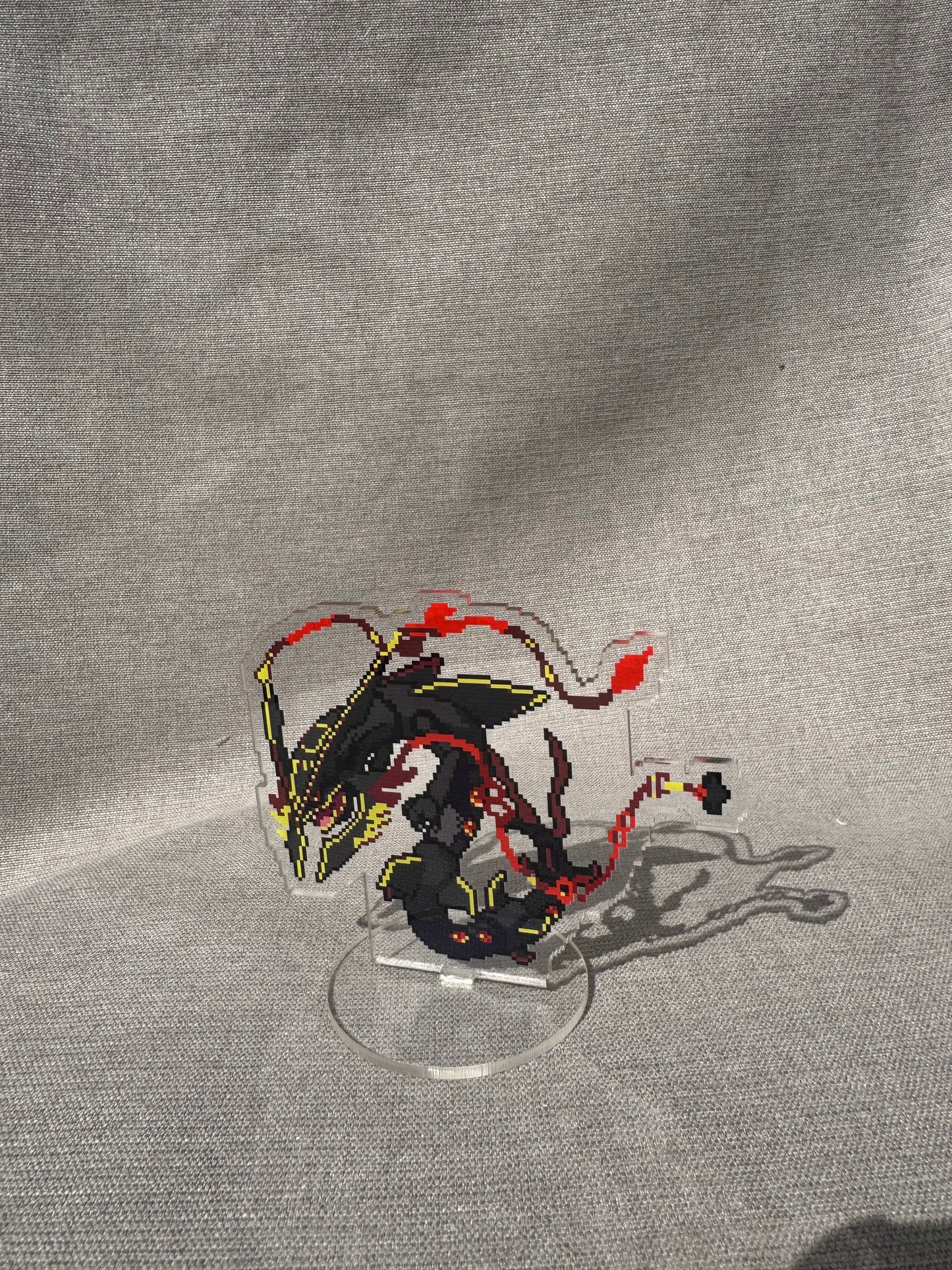 Mega Rayquaza black pixel standee