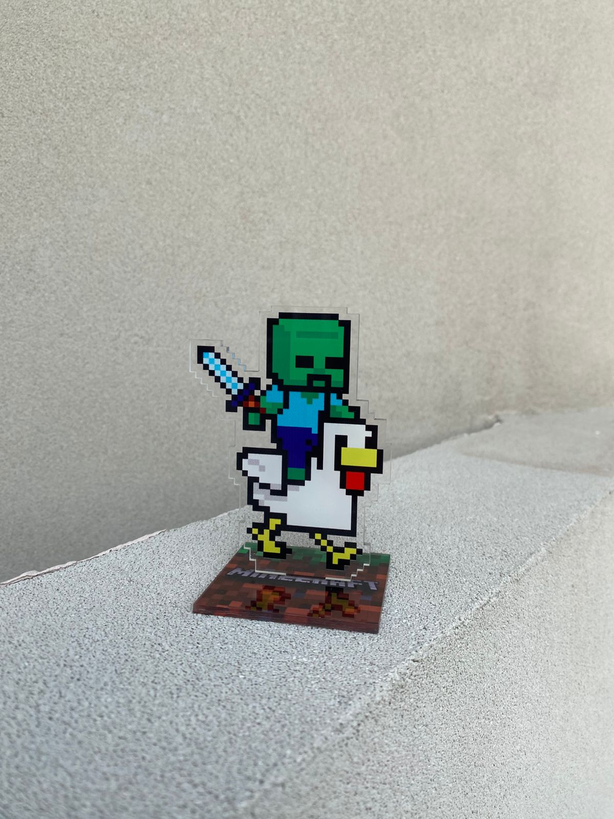 Baby zombie on a chicken