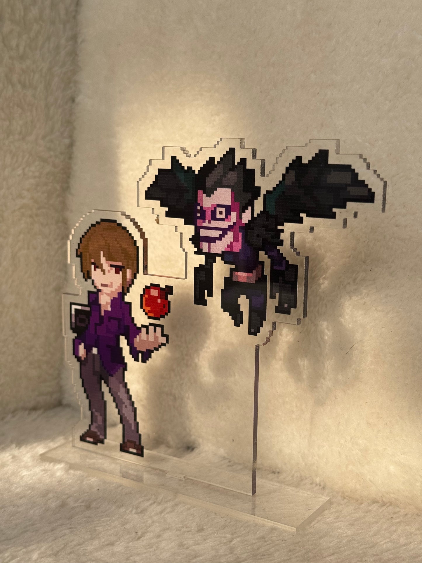 light and ryuk pixel standees