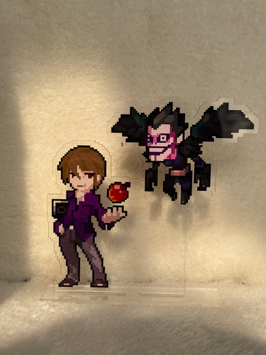 light and ryuk pixel standees