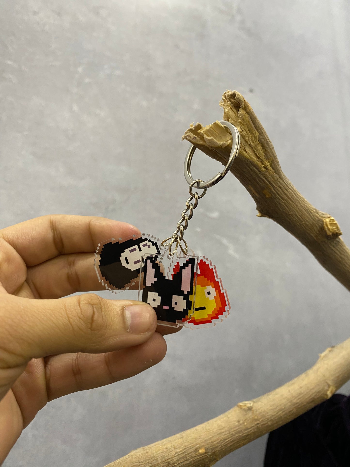 Ghibli studio keychains