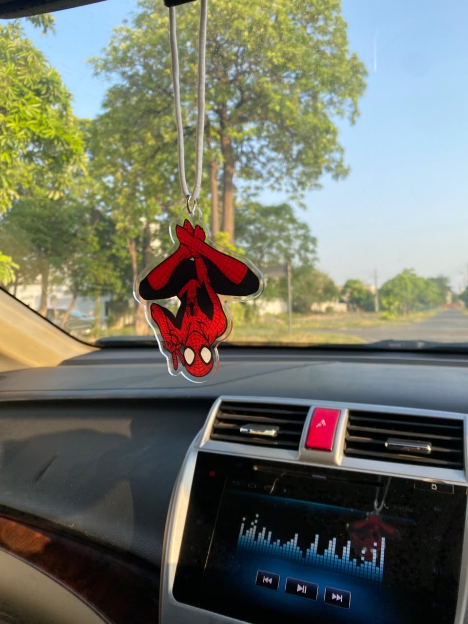 Spiderman acrylic car hanging