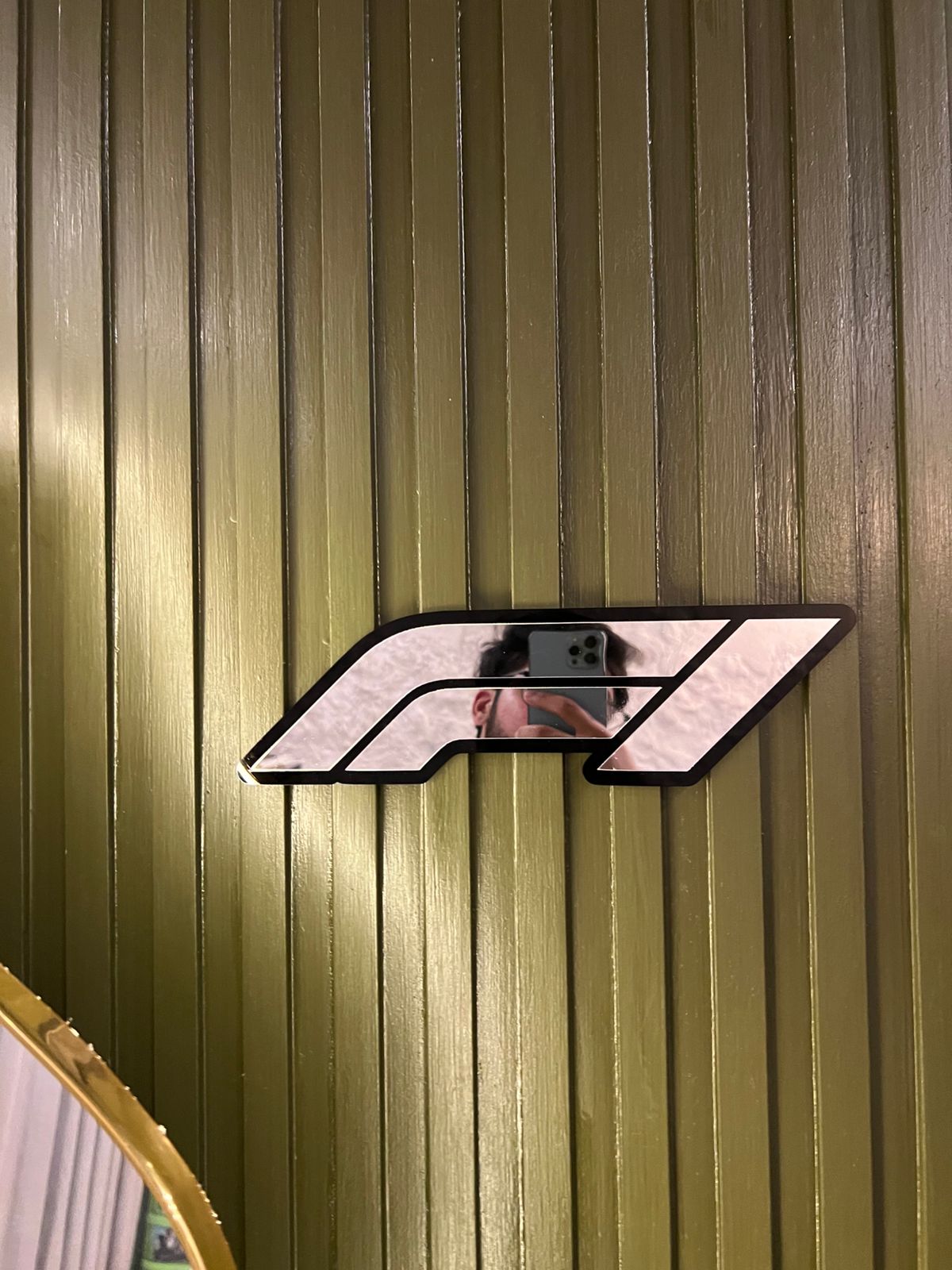 F1 mirror acrylic wall decor