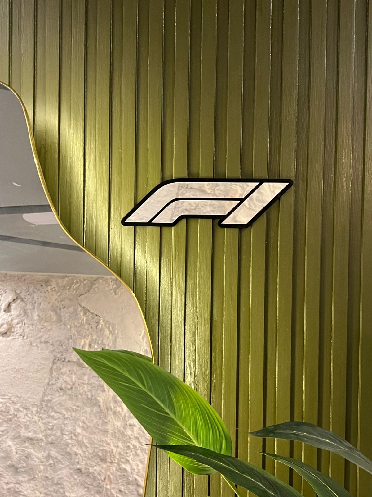F1 mirror acrylic wall decor
