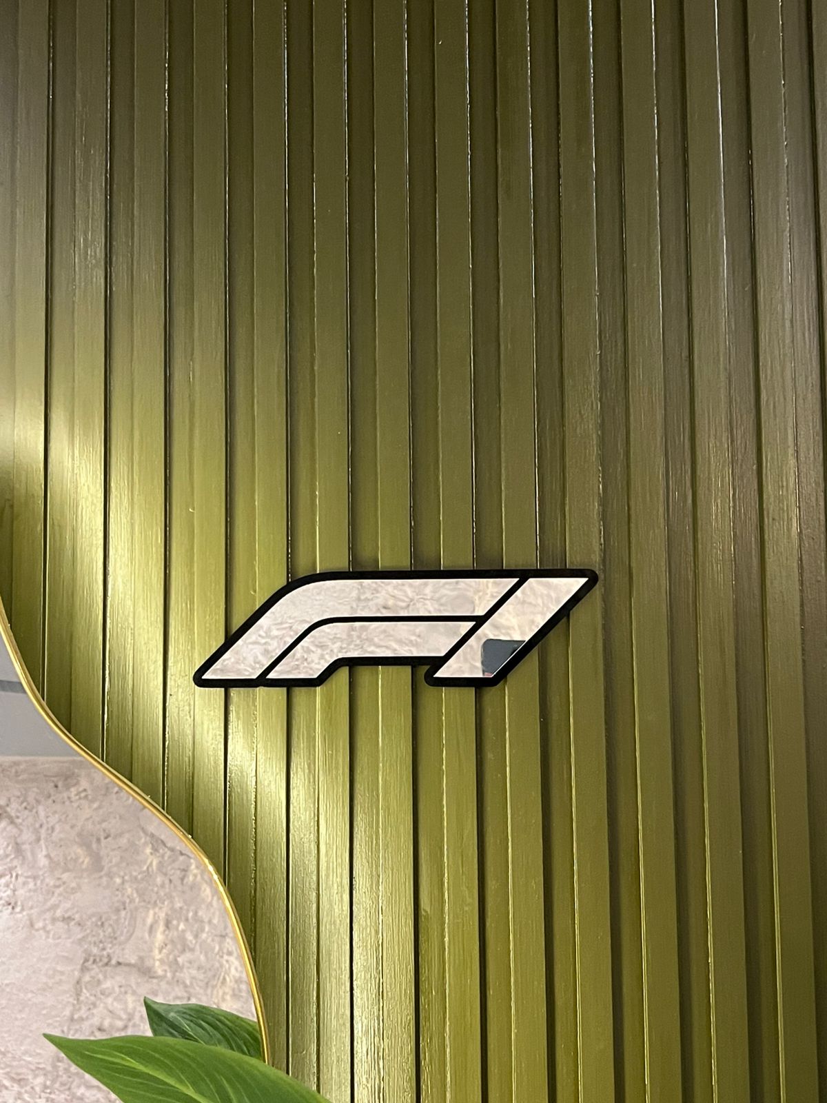 F1 mirror acrylic wall decor