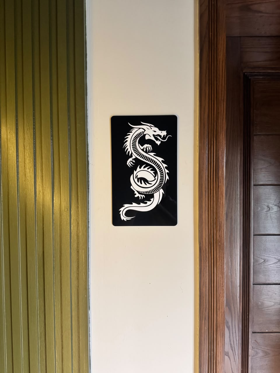 Layered Dragon acrylic wall decor