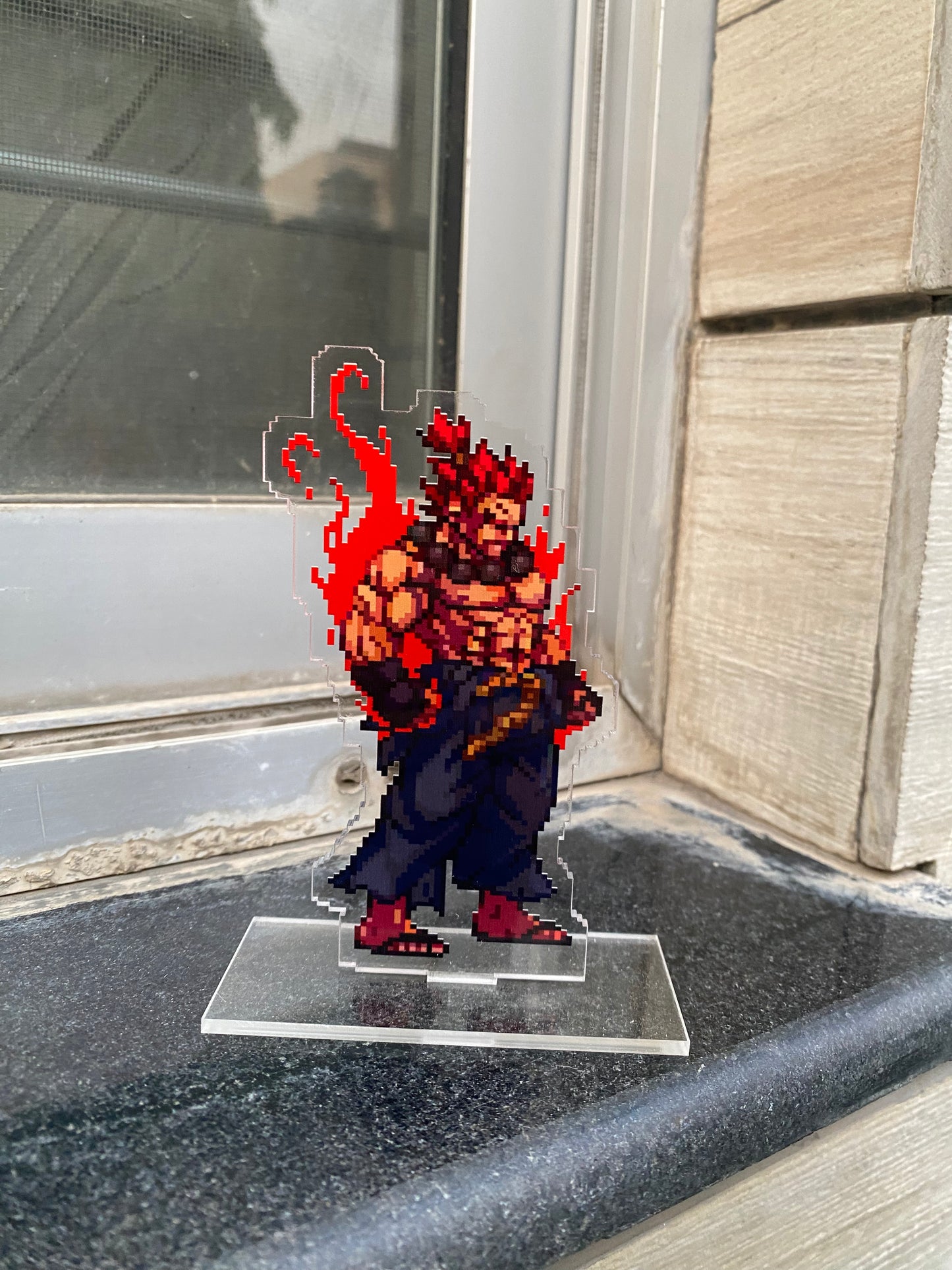 Akuma pixel acrylic standee
