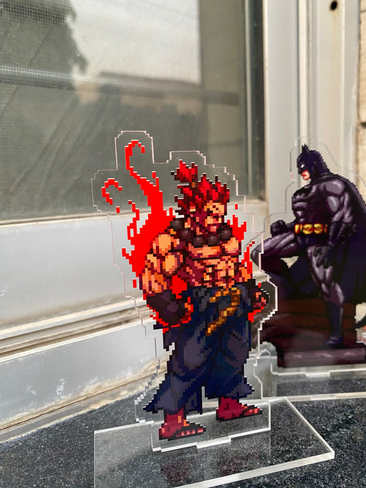 Akuma pixel acrylic standee