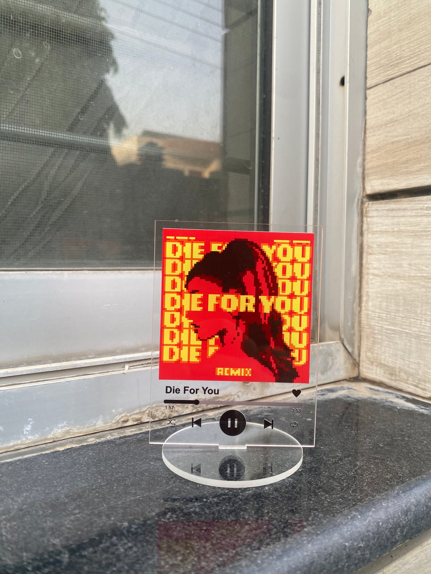 Die for you spotify acrylic standee