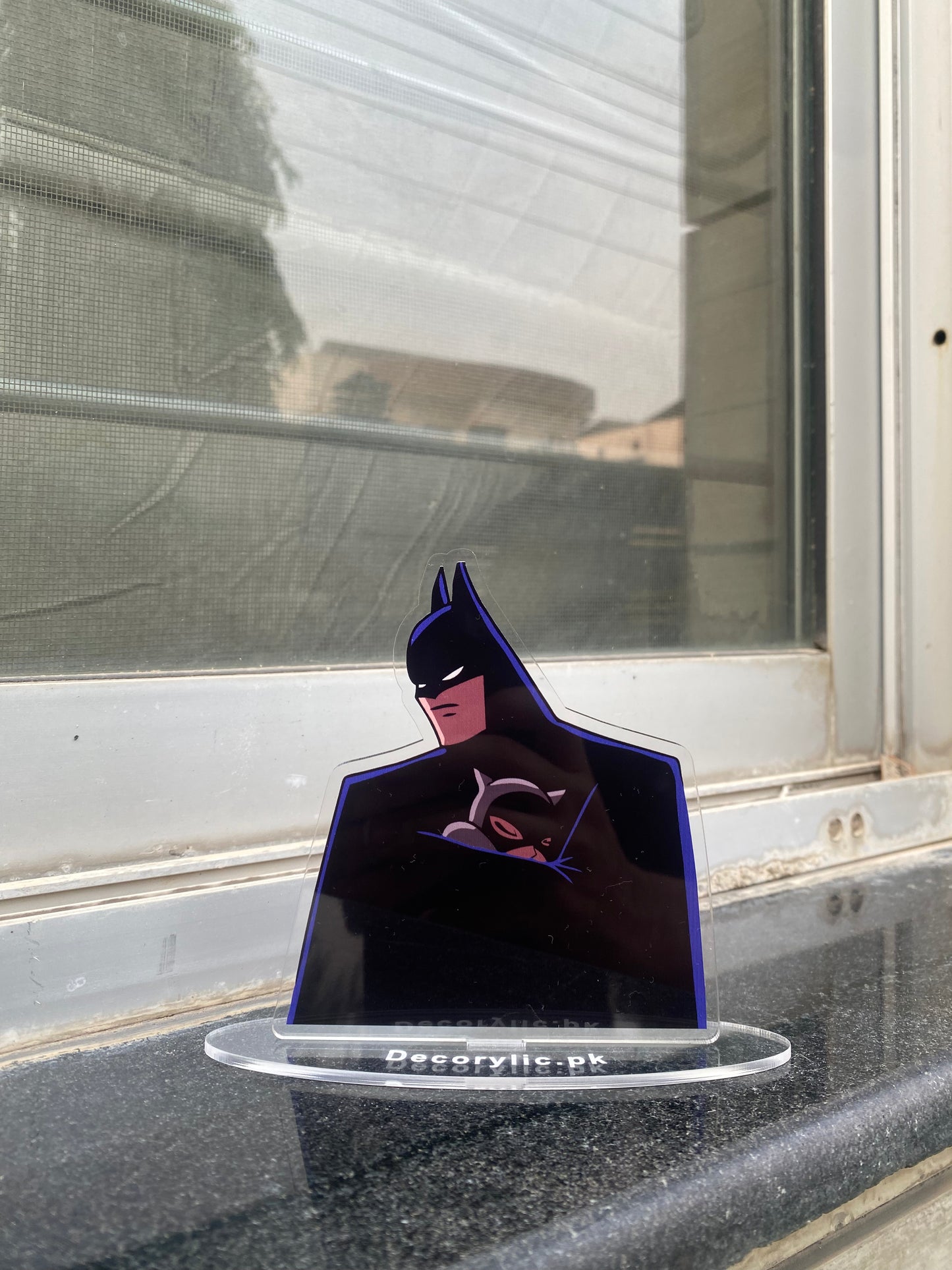 Batman and catwomen standee