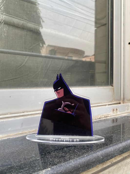 Batman and catwomen standee