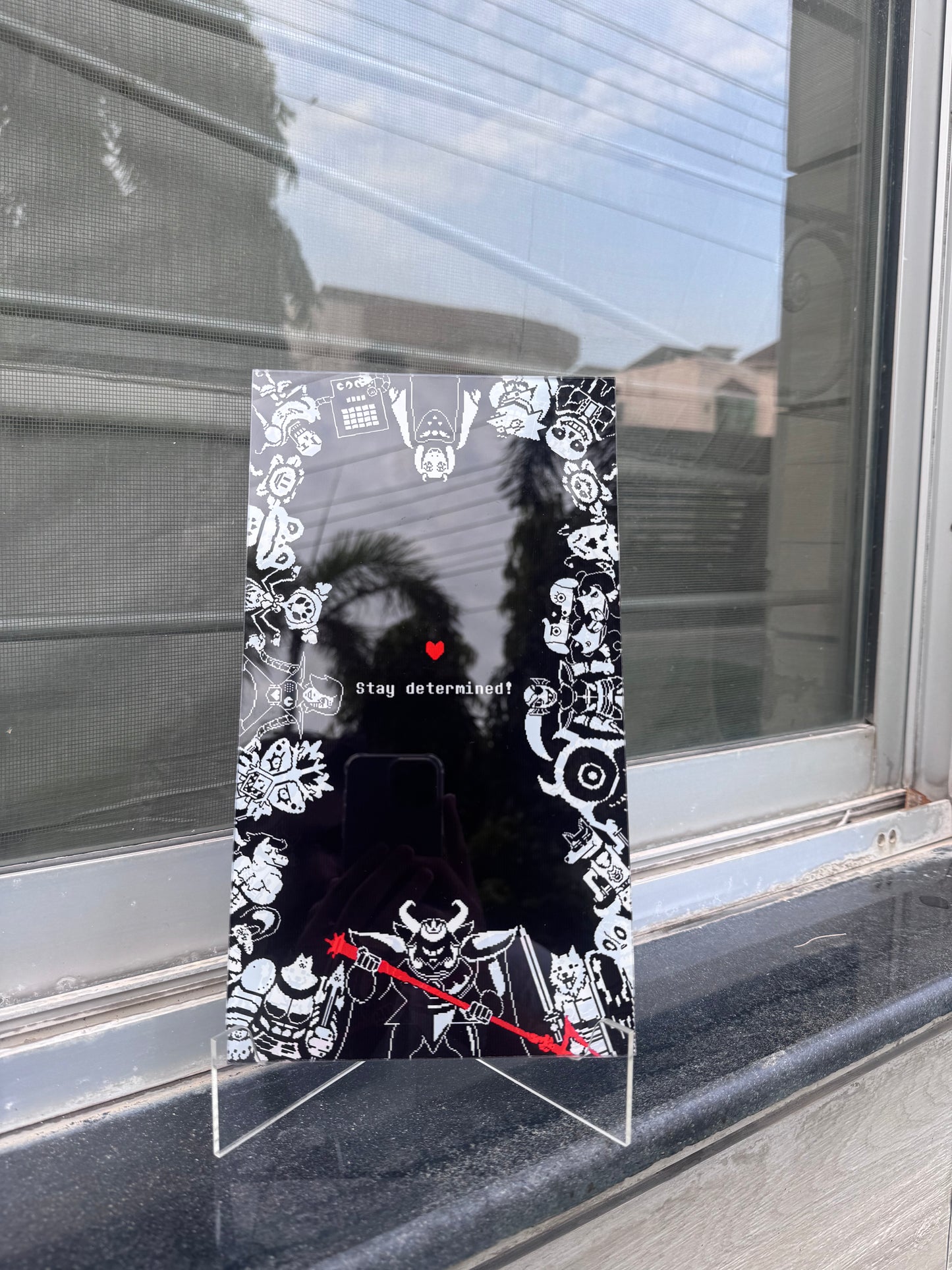 Undertale acrylic plate with standee