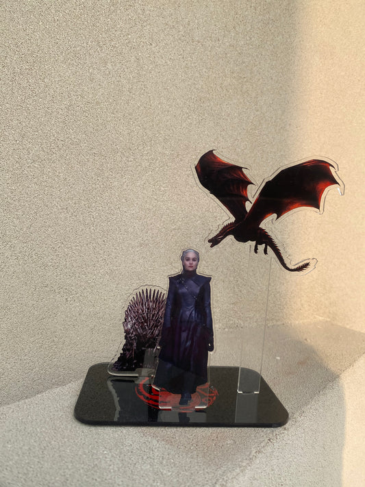 Daenerys targeryan final moments standee