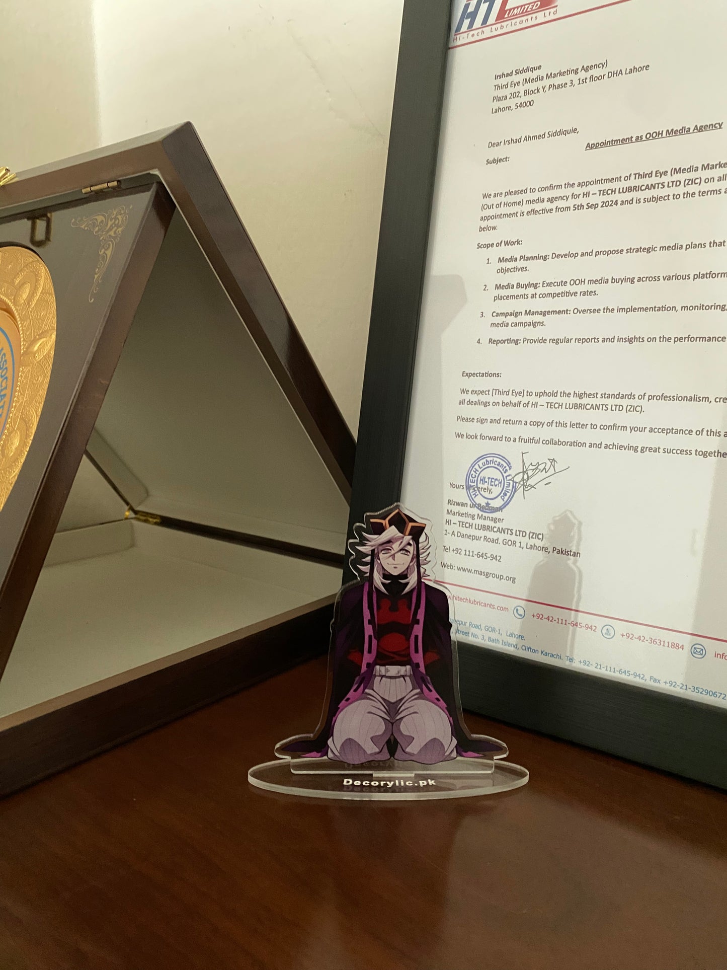 Douma acrylic standee