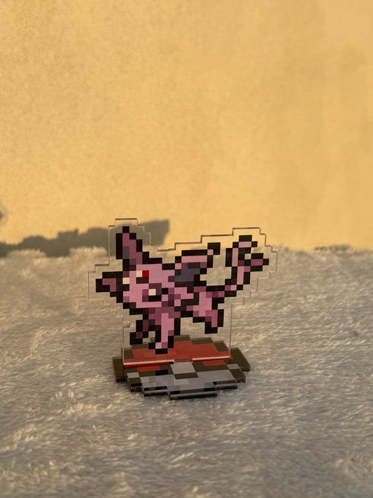 Espeon pixel standee