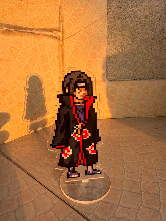 Itachi uchiha acrylic pixel standee