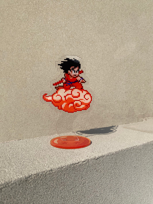 Goku kid flying acrylic standee
