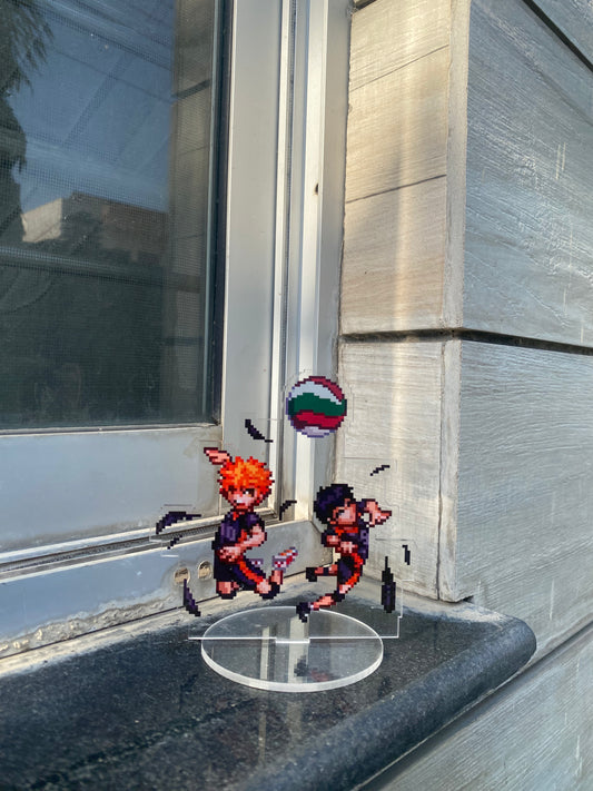 haikyu acrylic pixel standee