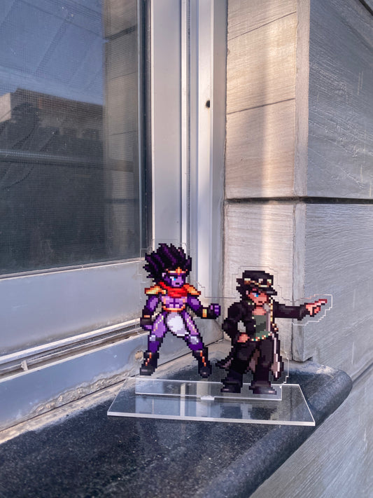Jotaro pixel acrylic standee
