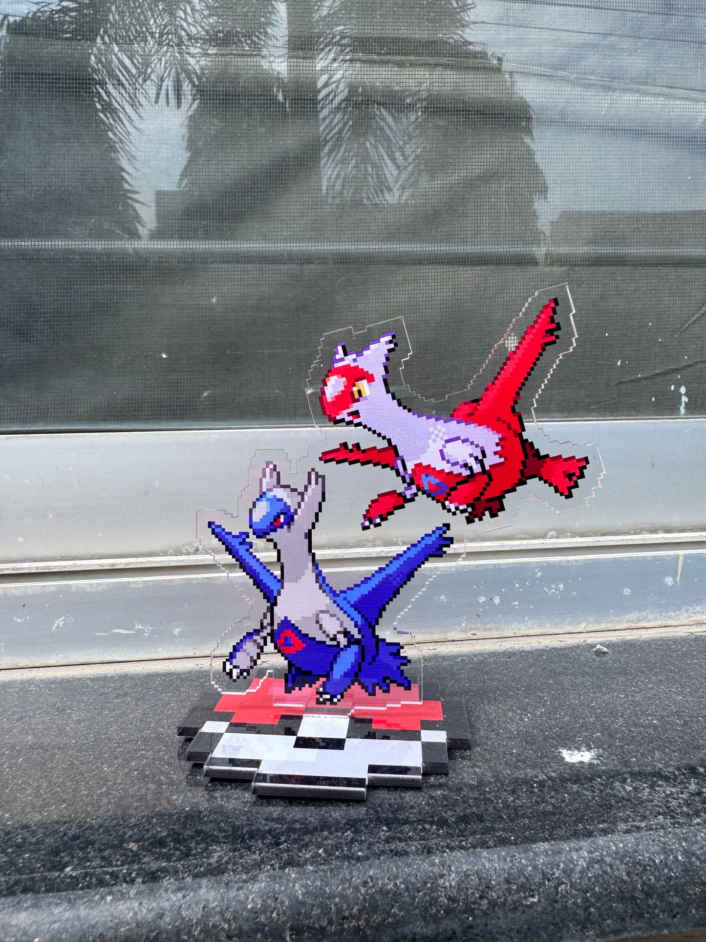 latias and latios acrylic standee