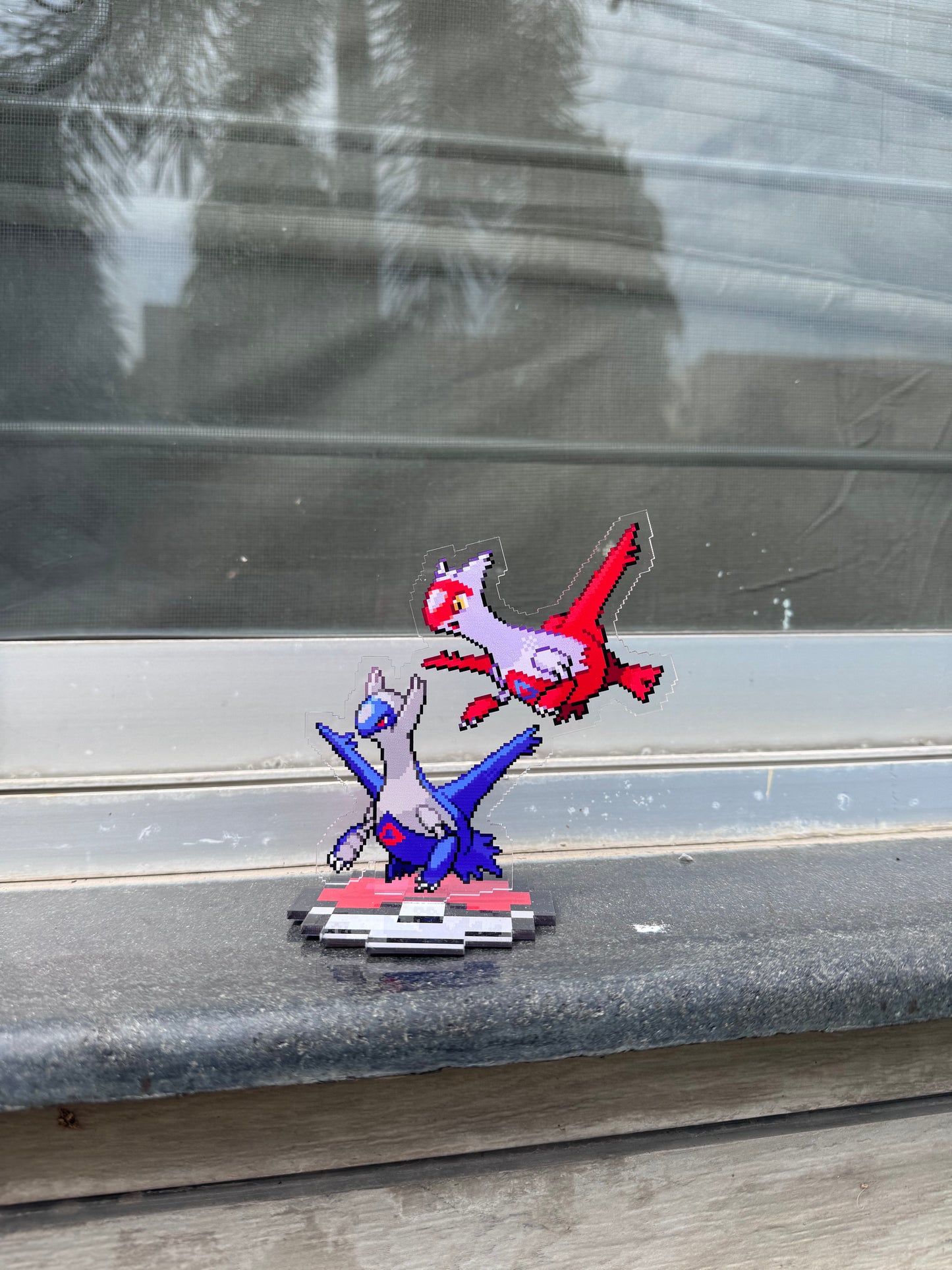 latias and latios acrylic standee