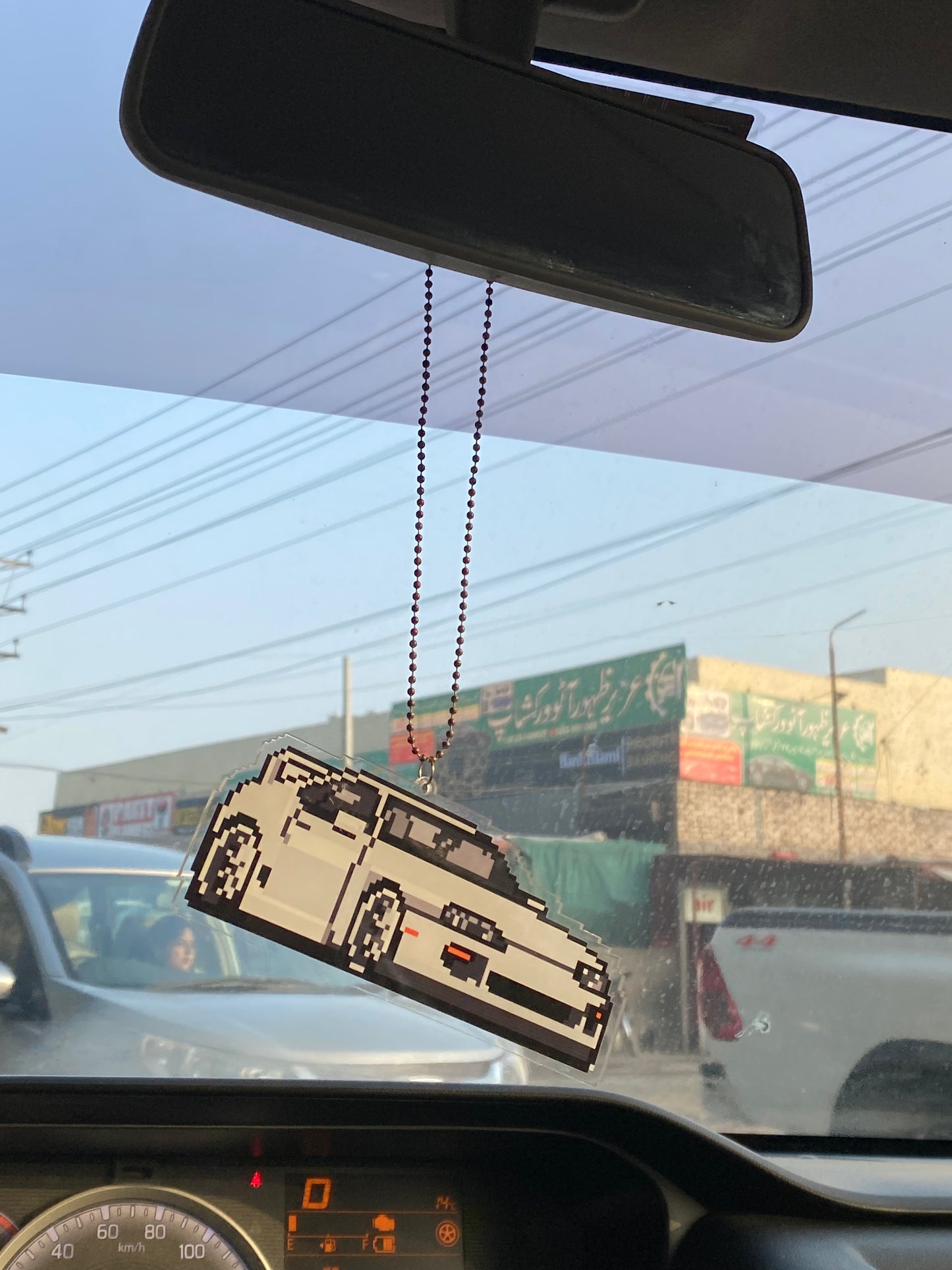 Supra MK4 acrylic pixel car hanging