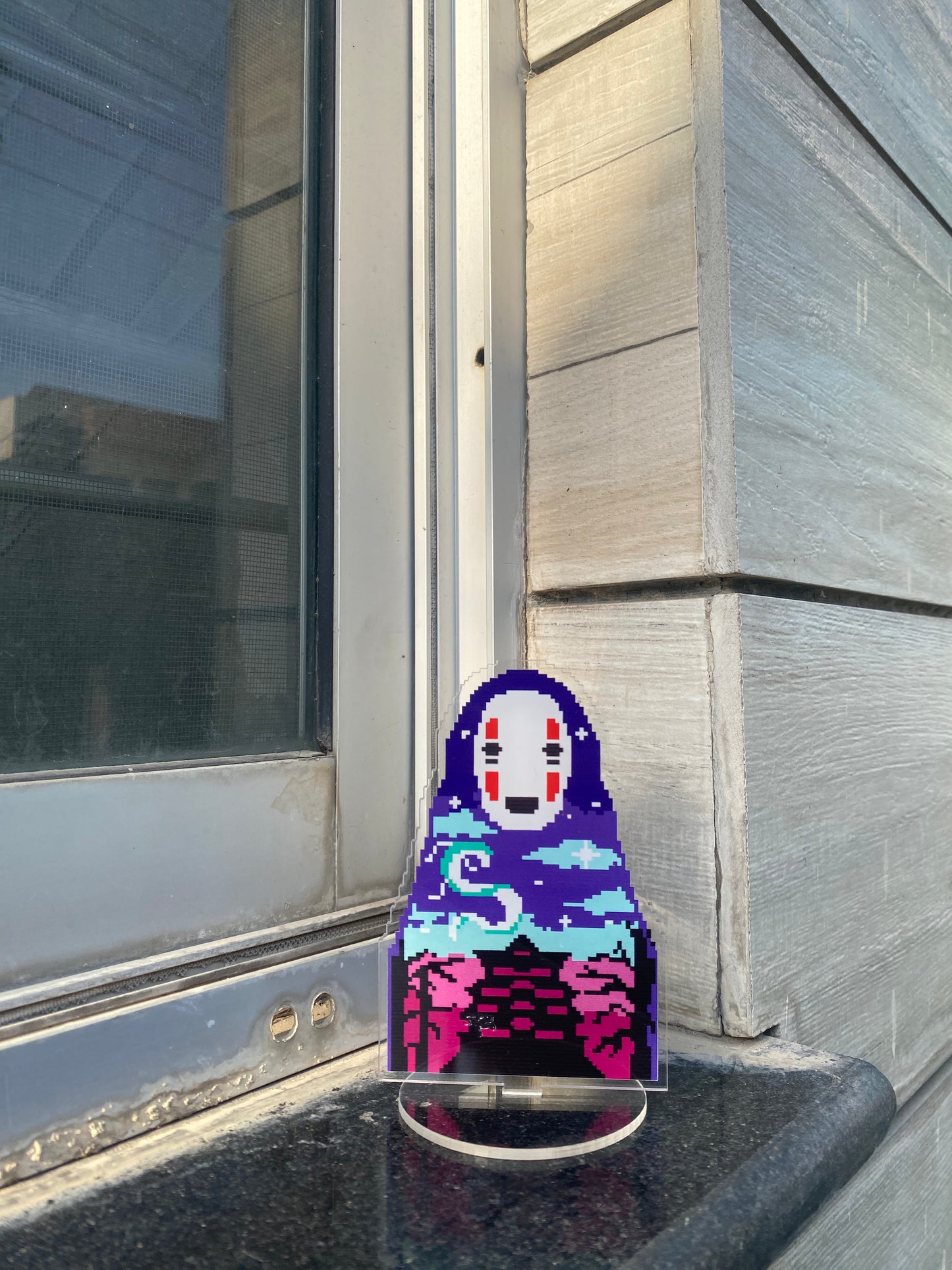 No face acrylic standee