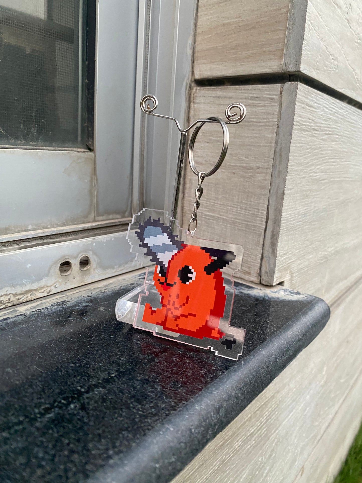 Cute Pochita acrylic keychain