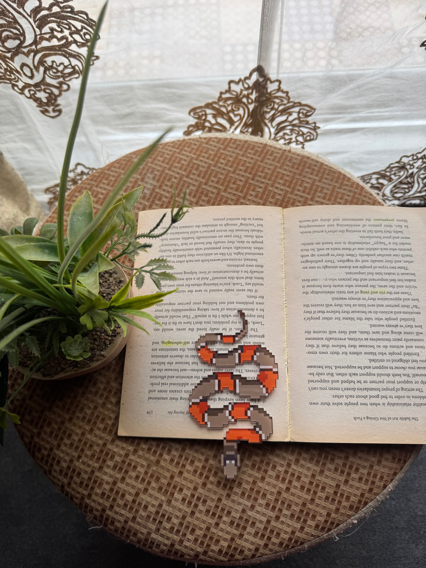 Snake bookmark