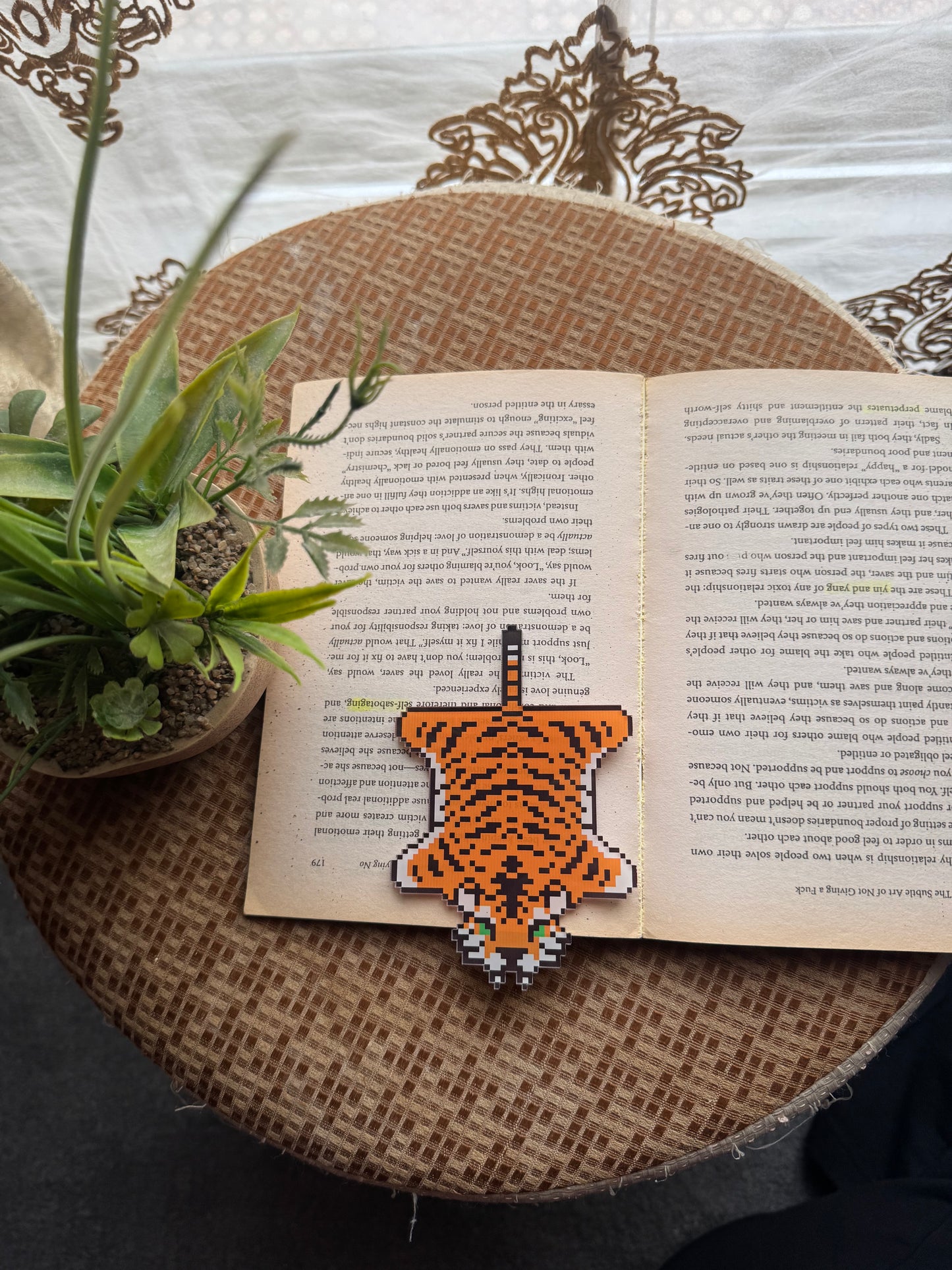 Tiger bookmark