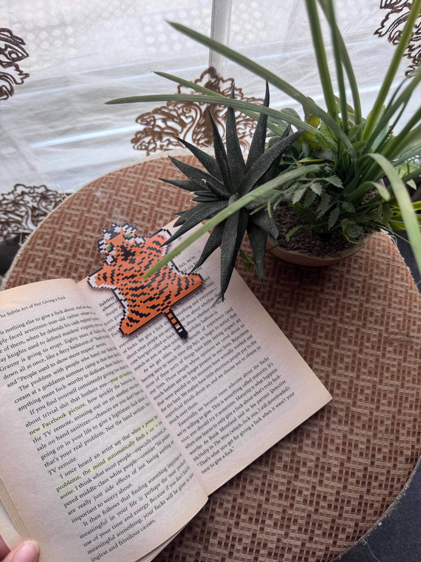 Tiger bookmark