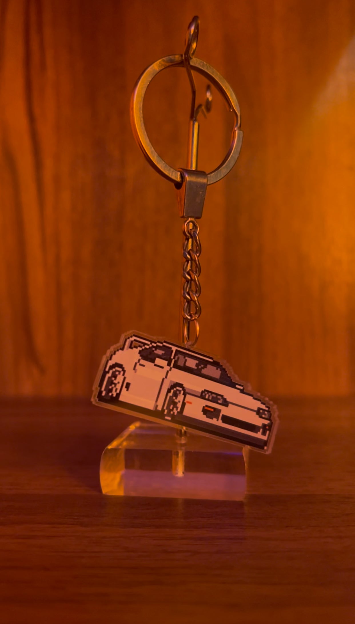 Supra MK4 acrylic pixel keychain