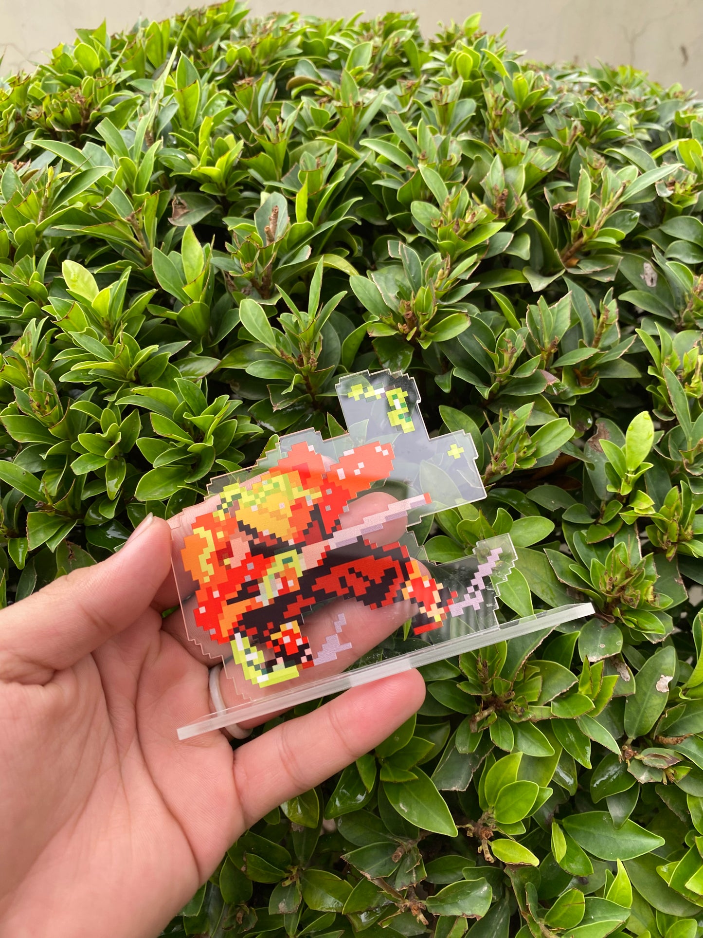 Zenitsu pixel acrylic standee